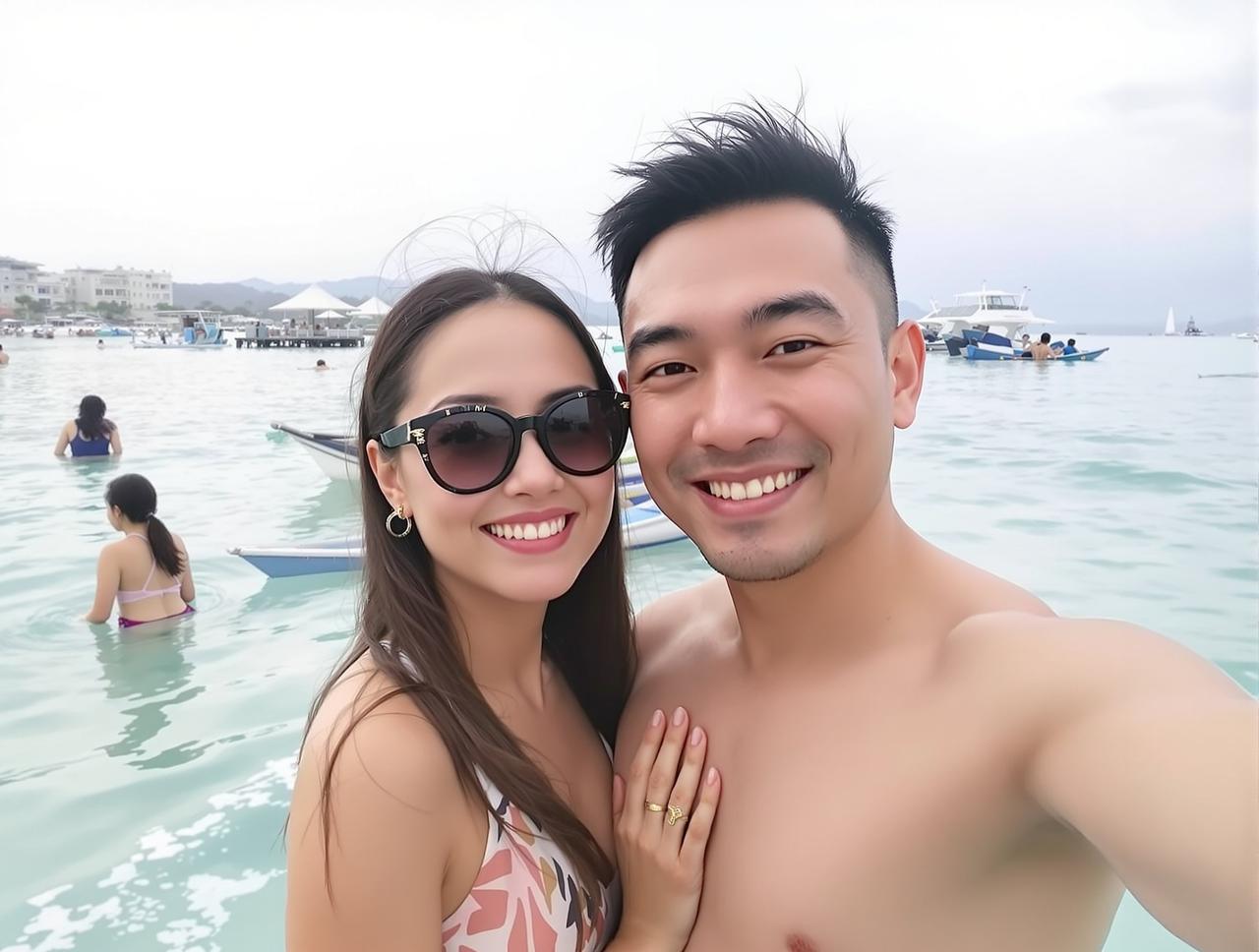 吃瓜蒙主独家：顶流CP被拍同游三亚，亲密互动画面曝光