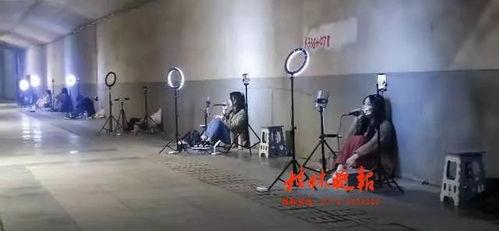 桥洞里的直播网红们,网红们的城市舞台